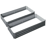 Greenfingers 2x Garden Bed 210x90cm Planter Box Raised Container Galvanised Herb - Home & Garden > Garden Beds