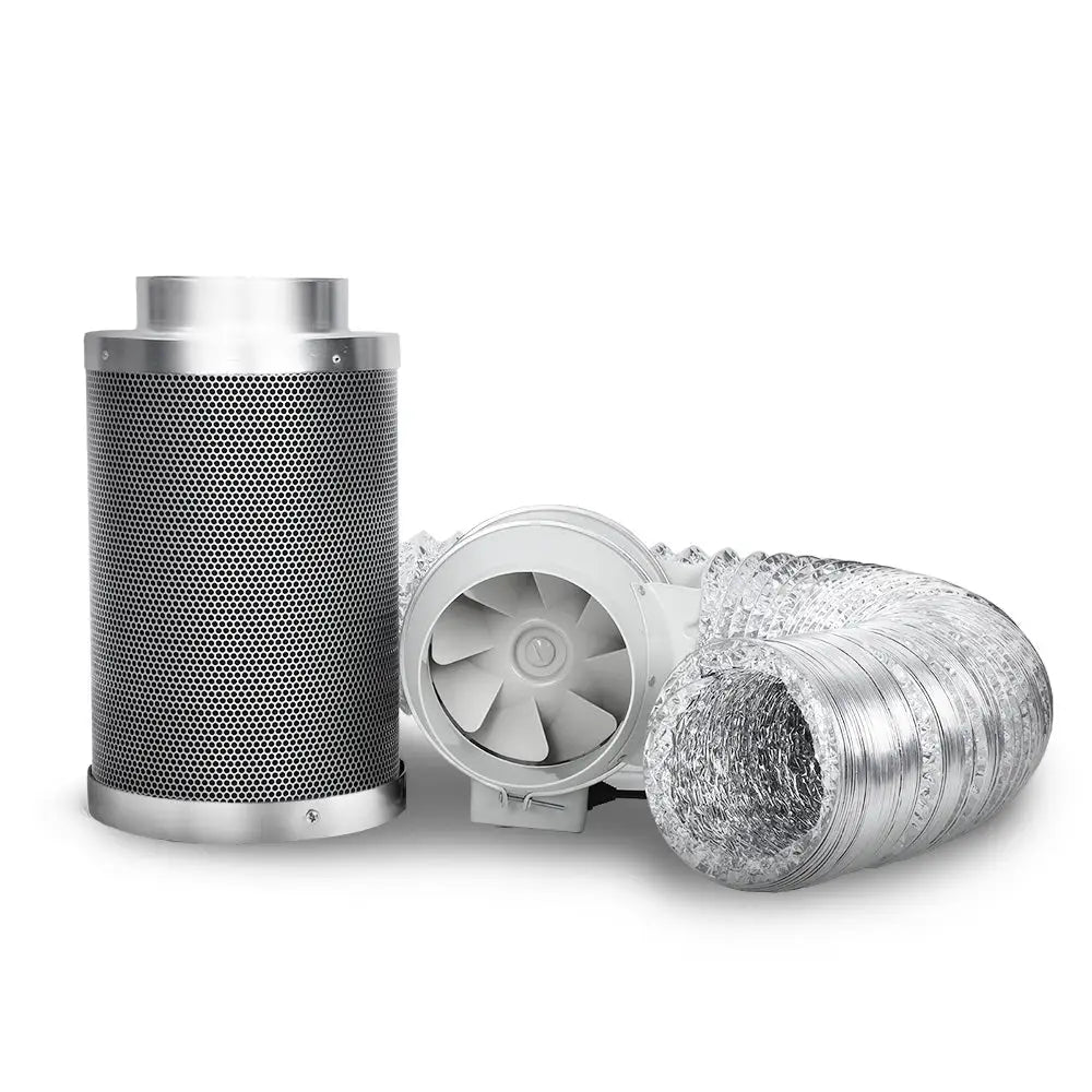 Greenfingers 6’’Ventilation Kit Fan Grow Tent Kit Carbon Filter Duct Speed Controlled,Greenfingers