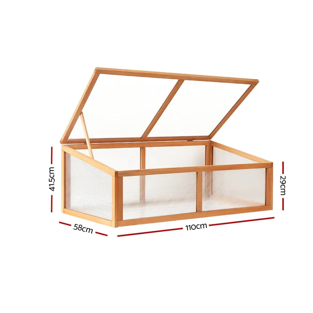 Greenfingers Garden Bed 110x58x42cm Wooden Planter Box Raised Container Growing - Home & Garden > Garden Beds