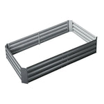 Greenfingers Garden Bed 150x90cm Planter Box Raised Container Galvanised Steel - Home & Garden > Garden Beds