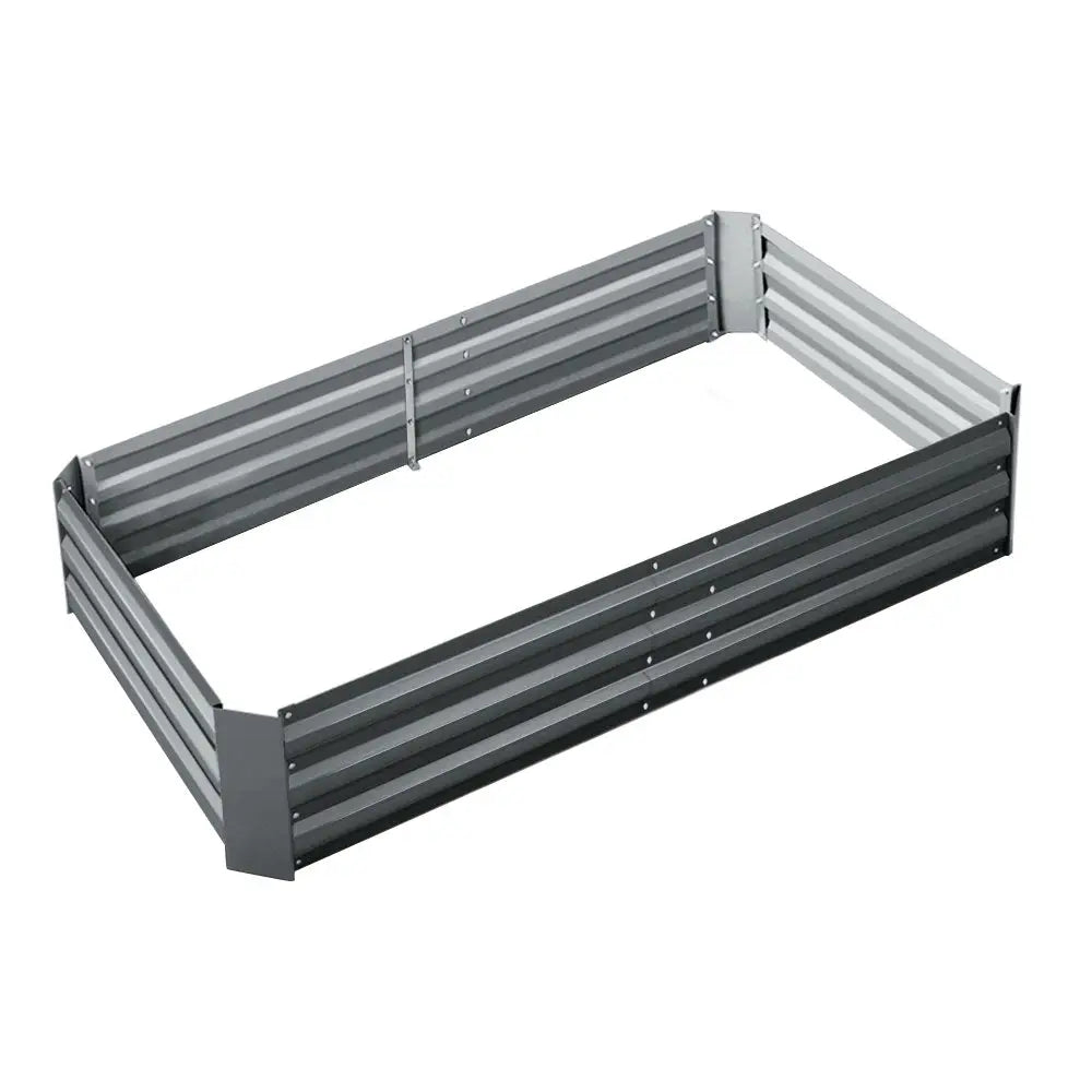 Greenfingers Garden Bed 150x90cm Planter Box Raised Container Galvanised Steel - Home & Garden > Garden Beds