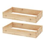Greenfingers Garden Bed 150x90x30cm Wooden Planter Box Raised Container Growing - Home & Garden > Garden Beds