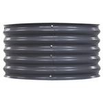 Greenfingers Garden Bed 160X80X42cm Oval Planter Box Raised Container Galvanised - Home & Garden > Garden Beds