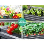 Greenfingers Garden Bed 180x90cm Planter Box Raised Container Galvanised Steel - Home & Garden > Garden Beds