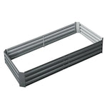 Greenfingers Garden Bed 180x90cm Planter Box Raised Container Galvanised Steel - Home & Garden > Garden Beds