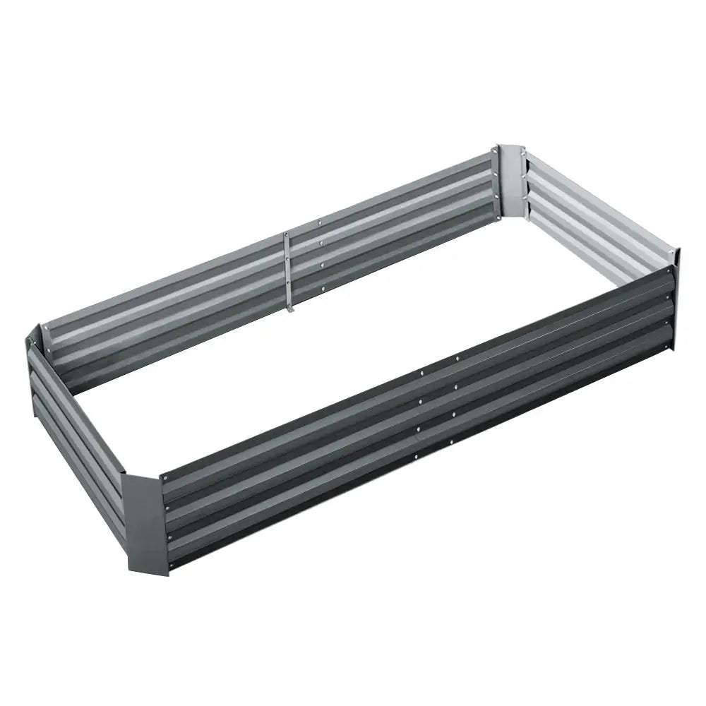 Greenfingers Garden Bed 180x90cm Planter Box Raised Container Galvanised Steel - Home & Garden > Garden Beds