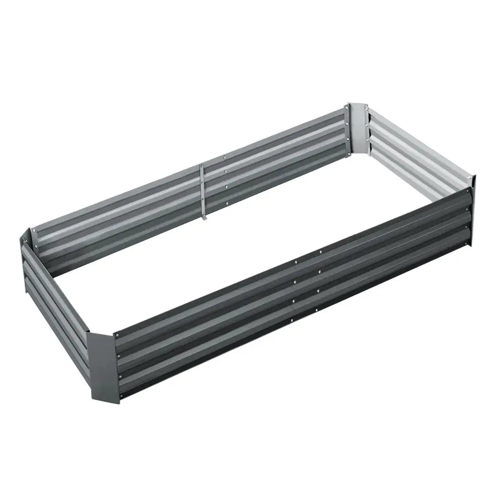 Greenfingers Garden Bed 210x90cm Planter Box Raised Container Galvanised Steel - Home & Garden > Garden Beds