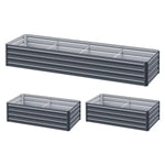 Greenfingers Garden Bed 240X80X45cm Planter Box Raised Container Galvanised Herb - Home & Garden > Garden Beds