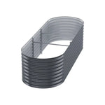 Greenfingers Garden Bed 240X80X56cm Oval Planter Box - Home & Garden > Garden Beds