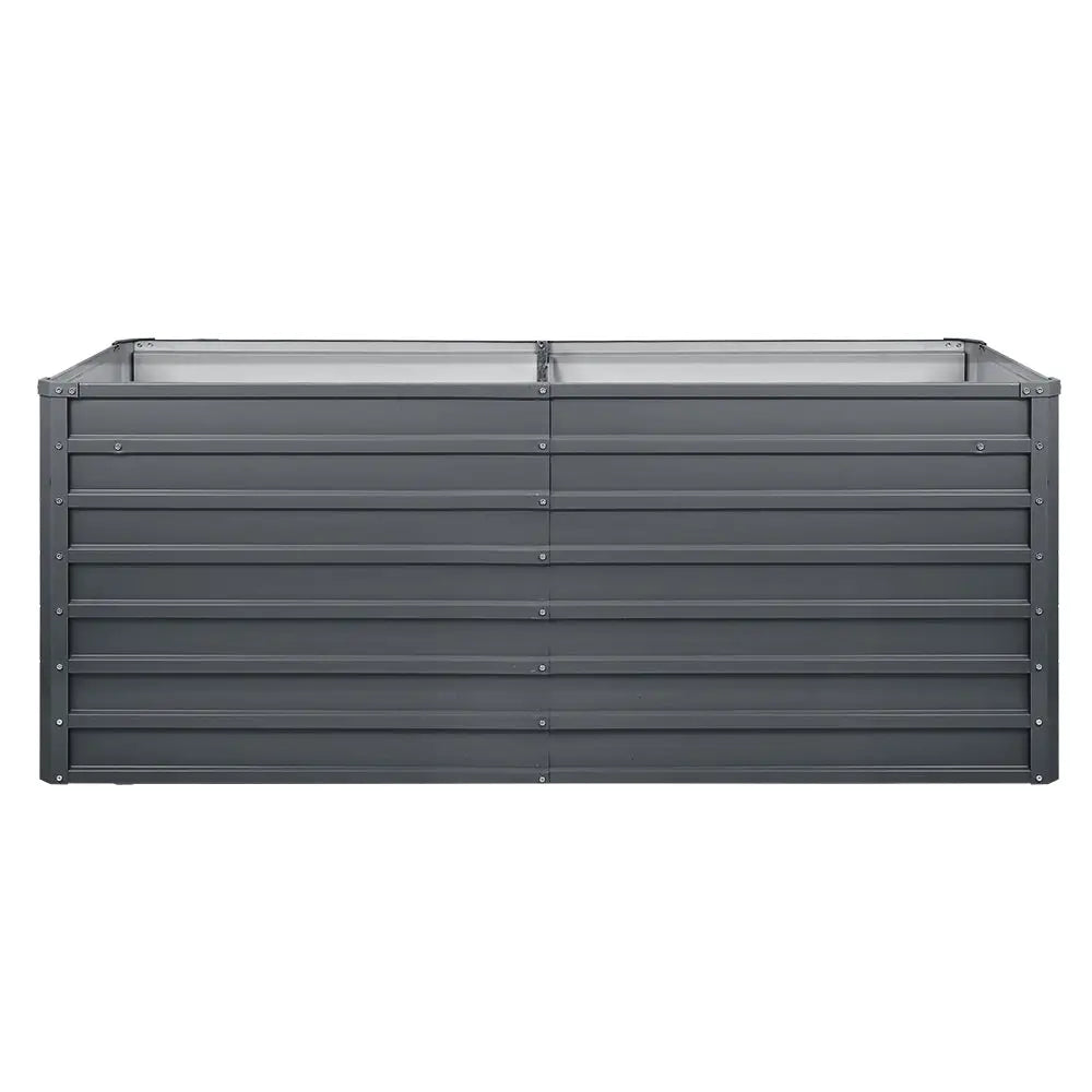 Greenfingers Garden Bed 240x80x77cm Planter Box Raised Container Galvanised Herb - Home & Garden > Garden Beds
