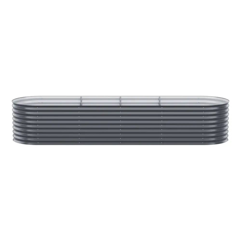 Greenfingers Garden Bed 320X80X56cm Oval Planter Box - Home & Garden > Garden Beds