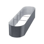 Greenfingers Garden Bed 320X80X56cm Oval Planter Box - Home & Garden > Garden Beds