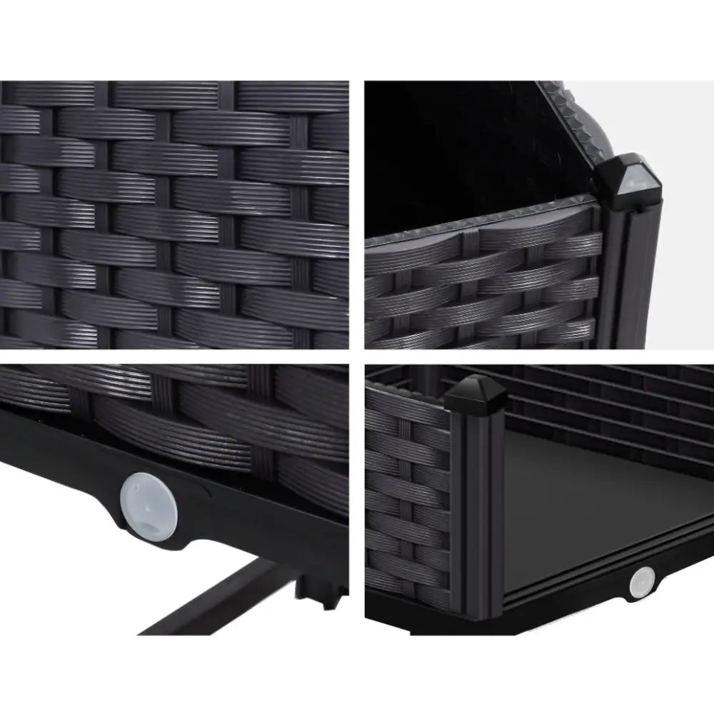 Greenfingers Garden Bed 40x40x23cm PP Planter Box Raised Container Growing Herb - Home & Garden > Garden Beds
