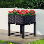 Greenfingers Garden Bed 40x40x23cm PP Planter Box Raised Container Growing Herb - Home & Garden > Garden Beds