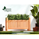 Greenfingers Garden Bed 60x30x33cm Wooden Planter Box Raised Container Growing - Home & Garden > Garden Beds