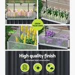 Greenfingers Garden Bed 80x49x74cm Greenhouse Planter Box Raised Galvanised Herb - Home & Garden > Garden Beds