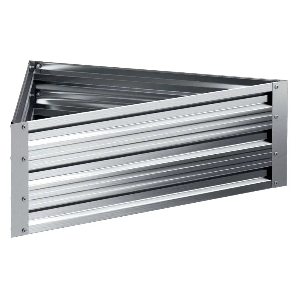 Greenfingers Garden Bed 86x86x30cm Planter Box Raised Container Galvanised Herb - Home & Garden > Garden Beds