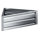 Greenfingers Garden Bed 86x86x30cm Planter Box Raised Container Galvanised Herb - Home & Garden > Garden Beds