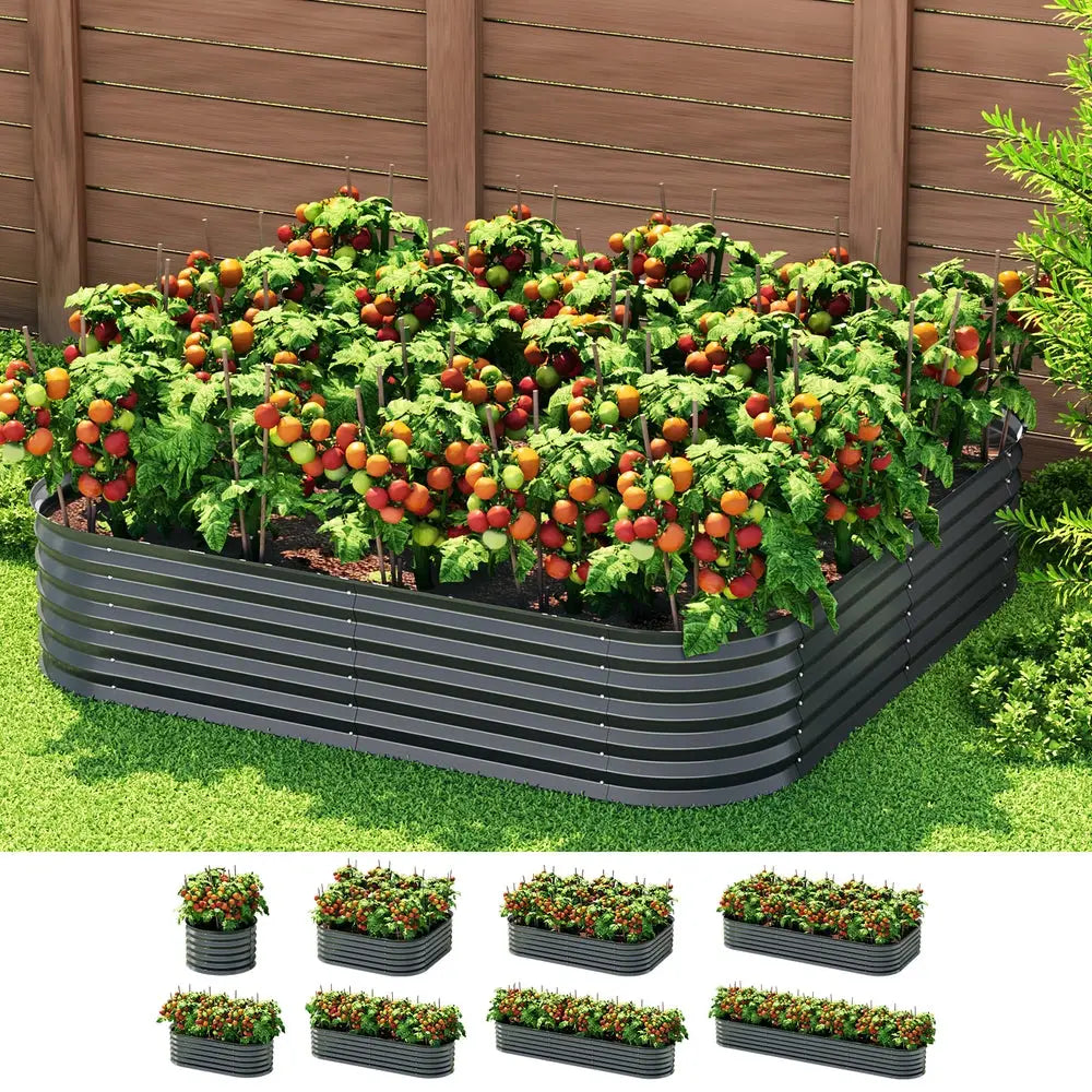 Greenfingers Garden Bed 9 In 1 Modular Planter Box 40CM height - Home & Garden > Shading