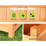 Greenfingers Garden Bed 90x30x33cm Wooden Planter Box Raised Container Growing - Home & Garden > Garden Beds