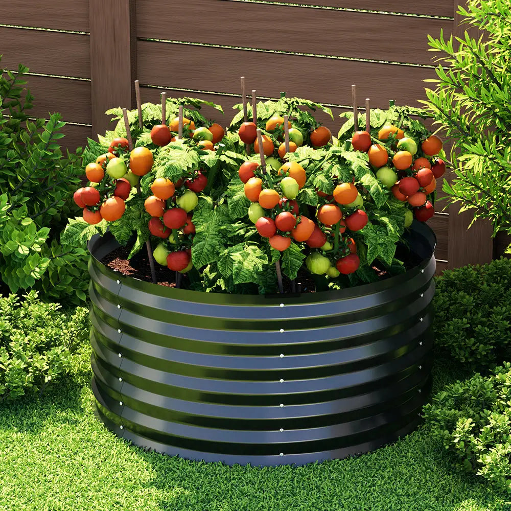 Greenfingers Garden Bed 90X45cm Planter Box Raised Container Galvanised Steel - Home & Garden > Garden Beds