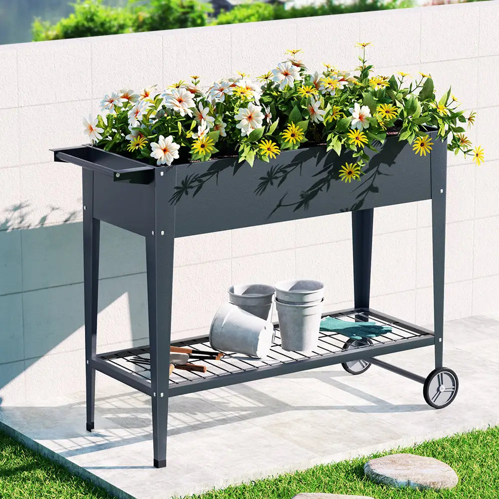 Greenfingers Garden Bed Elevated 100X40X80cm Planter Box Raised Container Herb - Home & Garden > Garden Beds