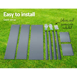 Greenfingers Garden Bed Elevated 100X80X30cm Planter Box Container Galvanised - Home & Garden > Garden Beds
