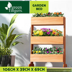 Greenfingers Garden Bed Elevated 69x39x106cm Wooden Planter Box Container Herb - Home & Garden > Garden Beds