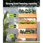 Greenfingers Garden Bed Elevated 69x39x106cm Wooden Planter Box Container Herb - Home & Garden > Garden Beds