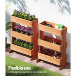 Greenfingers Garden Bed Elevated 69x39x106cm Wooden Planter Box Container Herb - Home & Garden > Garden Beds