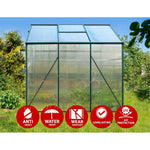 Greenfingers Greenhouse 1.9x1.9x1.83M Aluminium Polycarbonate Green House Garden Shed - Home & Garden > Green Houses