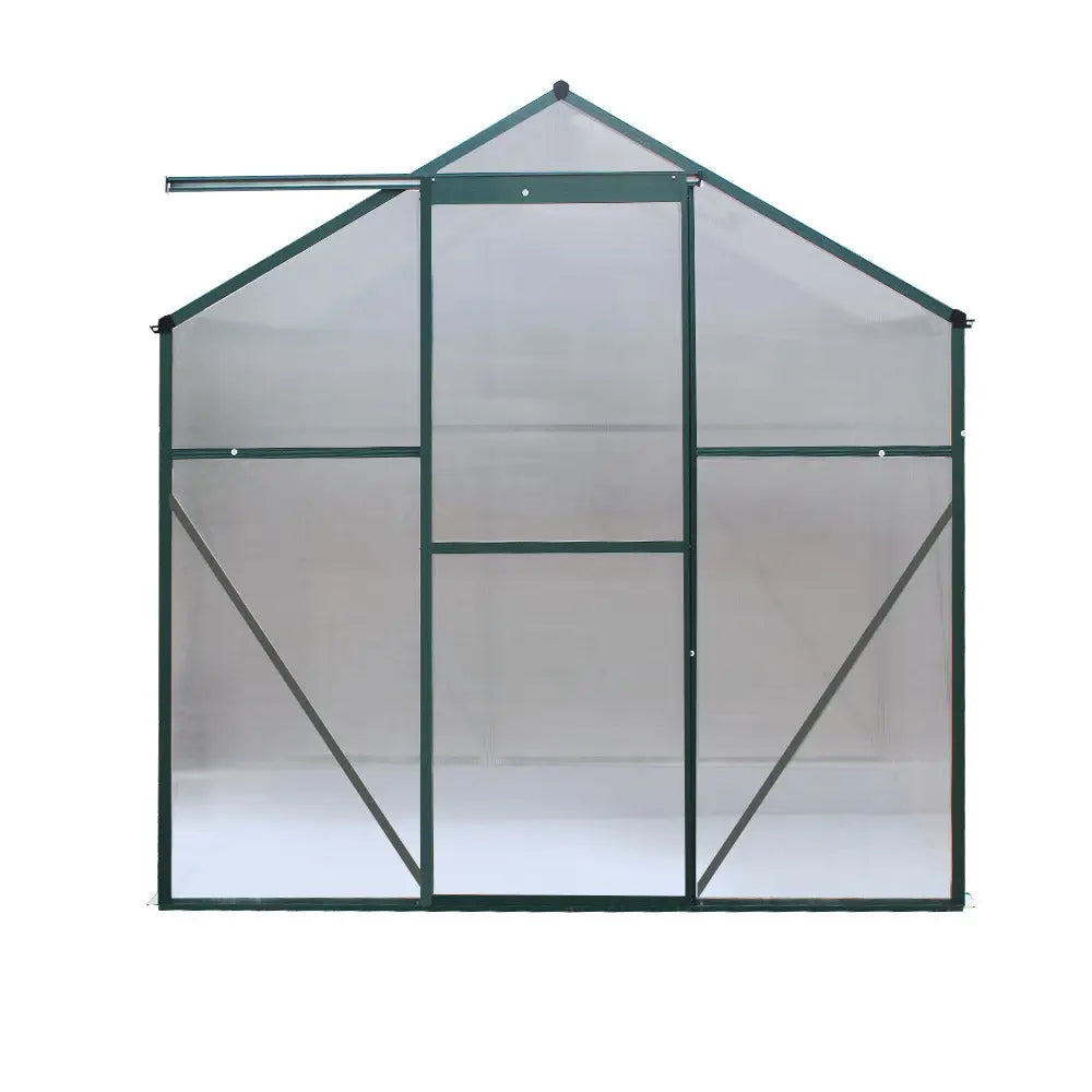 Greenfingers Greenhouse 1.9x1.9x1.83M Aluminium Polycarbonate Green House Garden Shed - Home & Garden > Green Houses