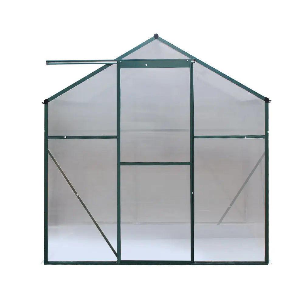 Greenfingers Greenhouse 2.52x1.9x1.83M Aluminium Polycarbonate Green House Garden Shed - Home & Garden > Green Houses