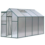 Greenfingers Greenhouse 2.52x1.9x1.83M Aluminium Polycarbonate Green House Garden Shed - Home & Garden > Green Houses