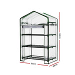 Greenfingers Greenhouse 3 Tiers Mini Green House Garden Bed Planter Box 1.28x0.7x0.5M - Home & Garden > Greenhouses >