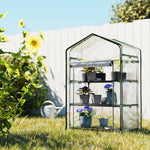 Greenfingers Greenhouse 3 Tiers Mini Green House Garden Bed Planter Box 1.28x0.7x0.5M - Home & Garden > Greenhouses >