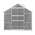 Greenfingers Greenhouse 3x2.5x2.26M Double Doors Aluminium Green House Garden Shed - Home & Garden > Green Houses
