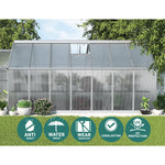 Greenfingers Greenhouse 4.2x2.5x1.95M Aluminium Polycarbonate Green House Garden Shed - Home & Garden > Green Houses