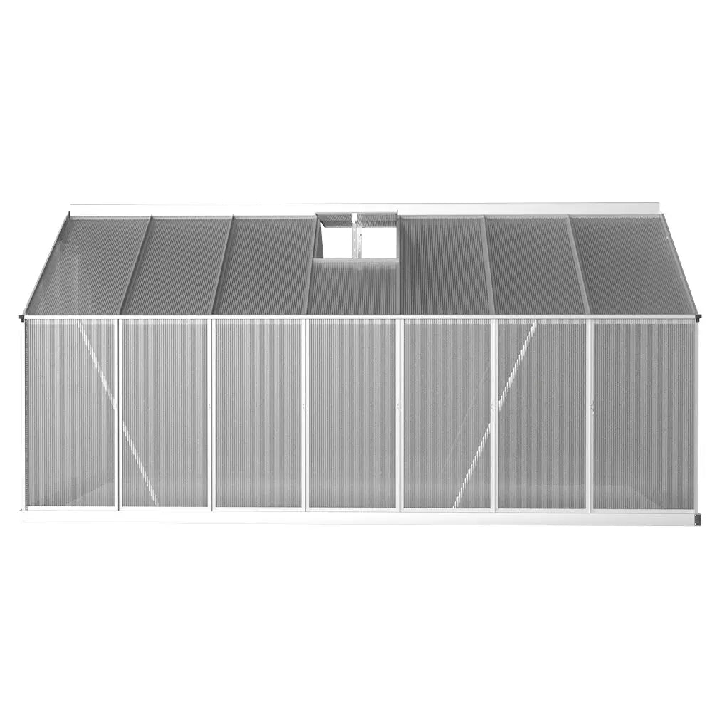 Greenfingers Greenhouse 4.2x2.5x1.95M Aluminium Polycarbonate Green House Garden Shed - Home & Garden > Green Houses