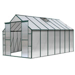 Greenfingers Greenhouse 4.43x2.44x2.15M Aluminium Polycarbonate Green House Garden Shed - Home & Garden > Green Houses