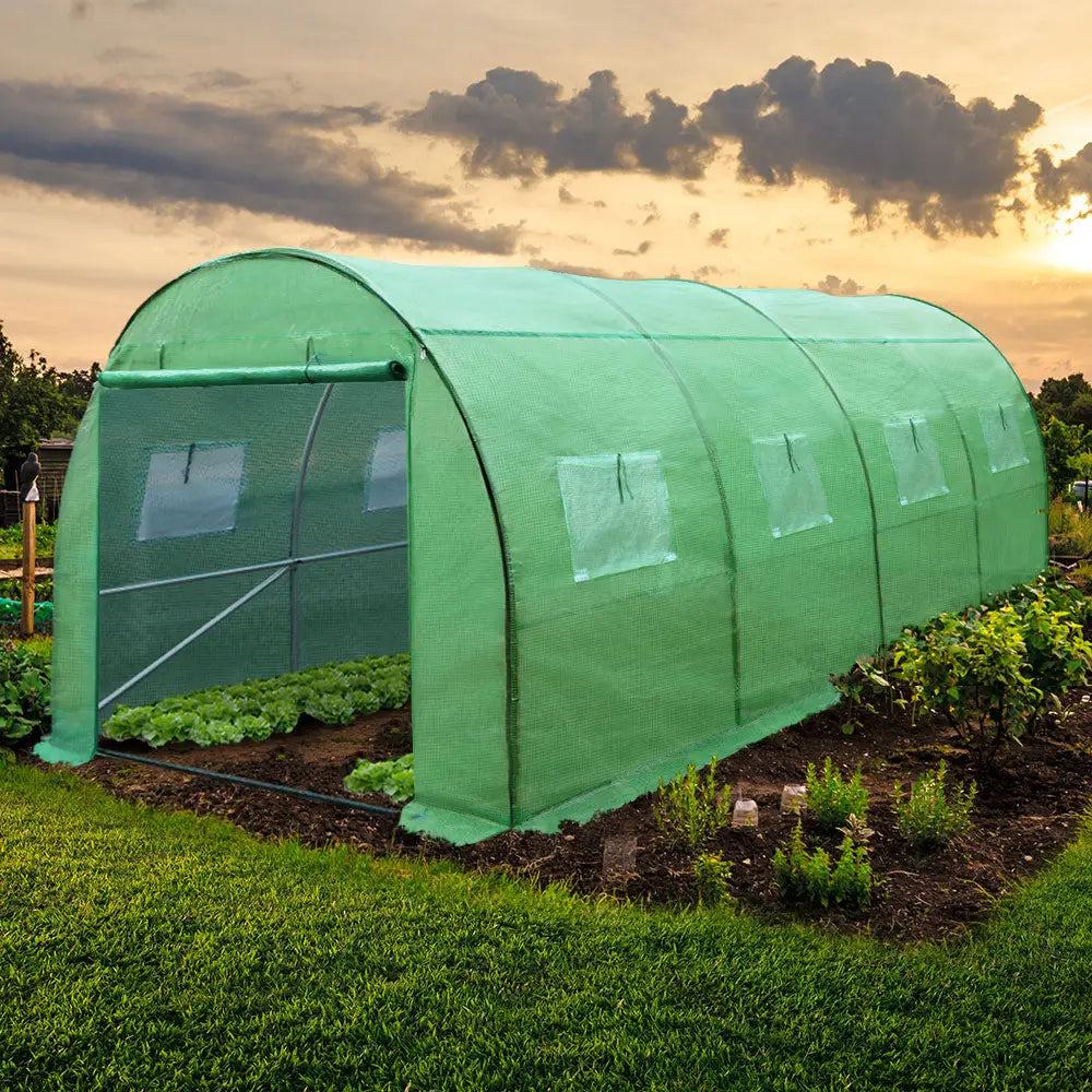 Greenfingers Greenhouse 4x3x2M Walk in Green House Tunnel Plant Garden Shed Dome - Home & Garden > Green Houses
