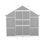 Greenfingers Greenhouse 5.1x2.5x2.26M Double Doors Aluminium Green House Garden Shed - Home & Garden > Green Houses