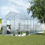 Greenfingers Greenhouse 5.1x2.5x2.26M Double Doors Aluminium Green House Garden Shed - Home & Garden > Green Houses