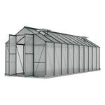 Greenfingers Greenhouse 6.3x2.44x2.1M Aluminium Polycarbonate Green House Garden Shed - Home & Garden > Green Houses