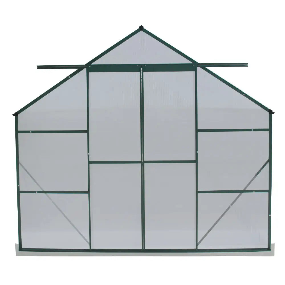 Greenfingers Greenhouse 6.3x2.44x2.1M Aluminium Polycarbonate Green House Garden Shed - Home & Garden > Green Houses