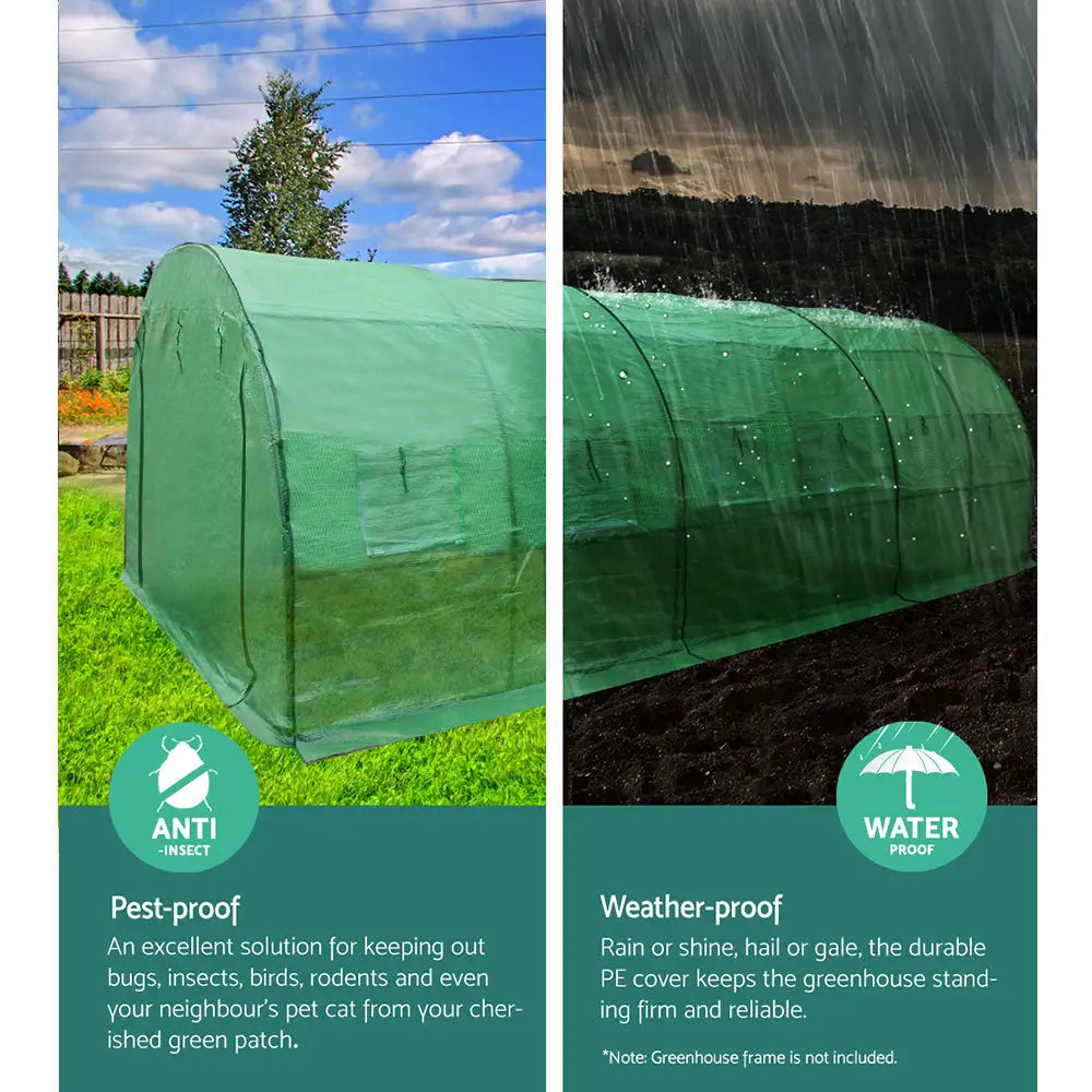 Greenfingers Greenhouse 6x3x2M Walk in Green House Tunnel Plant Garden Shed Dome - Home & Garden > Green Houses