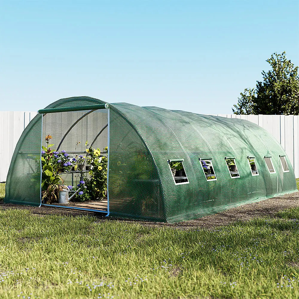 Greenfingers Greenhouse 6x4x2M Walk in Green House Tunnel Plant Garden Shed Dome - Home & Garden > Green Houses