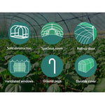 Greenfingers Greenhouse Garden Shed Green House 3X2X2M Greenhouses Storage Lawn - Home & Garden > Green Houses