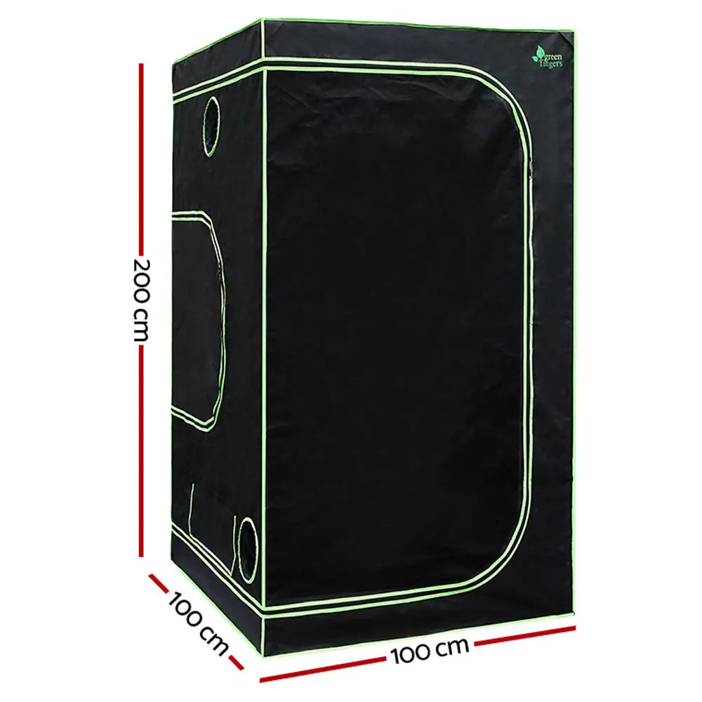 Greenfingers Grow Tent 100x100x200CM Hydroponics Kit Indoor Plant Room System - Home & Garden > Green Houses