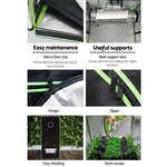 Greenfingers Grow Tent 120x120x200CM Hydroponics Kit Indoor Plant Room System - Home & Garden > Green Houses
